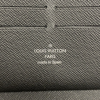 Louis Vuitton Zippy organizer, Black, Canvas, wallet
