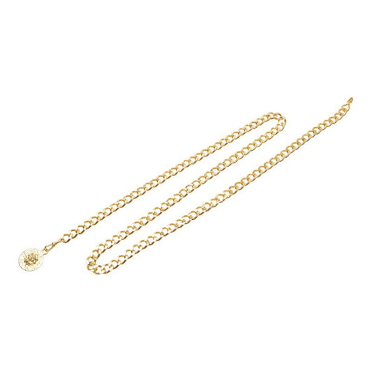 Chanel, Gold, Gold Plated, belt