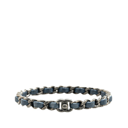 Chanel Coco Mark, Navy, Leather, bracelet