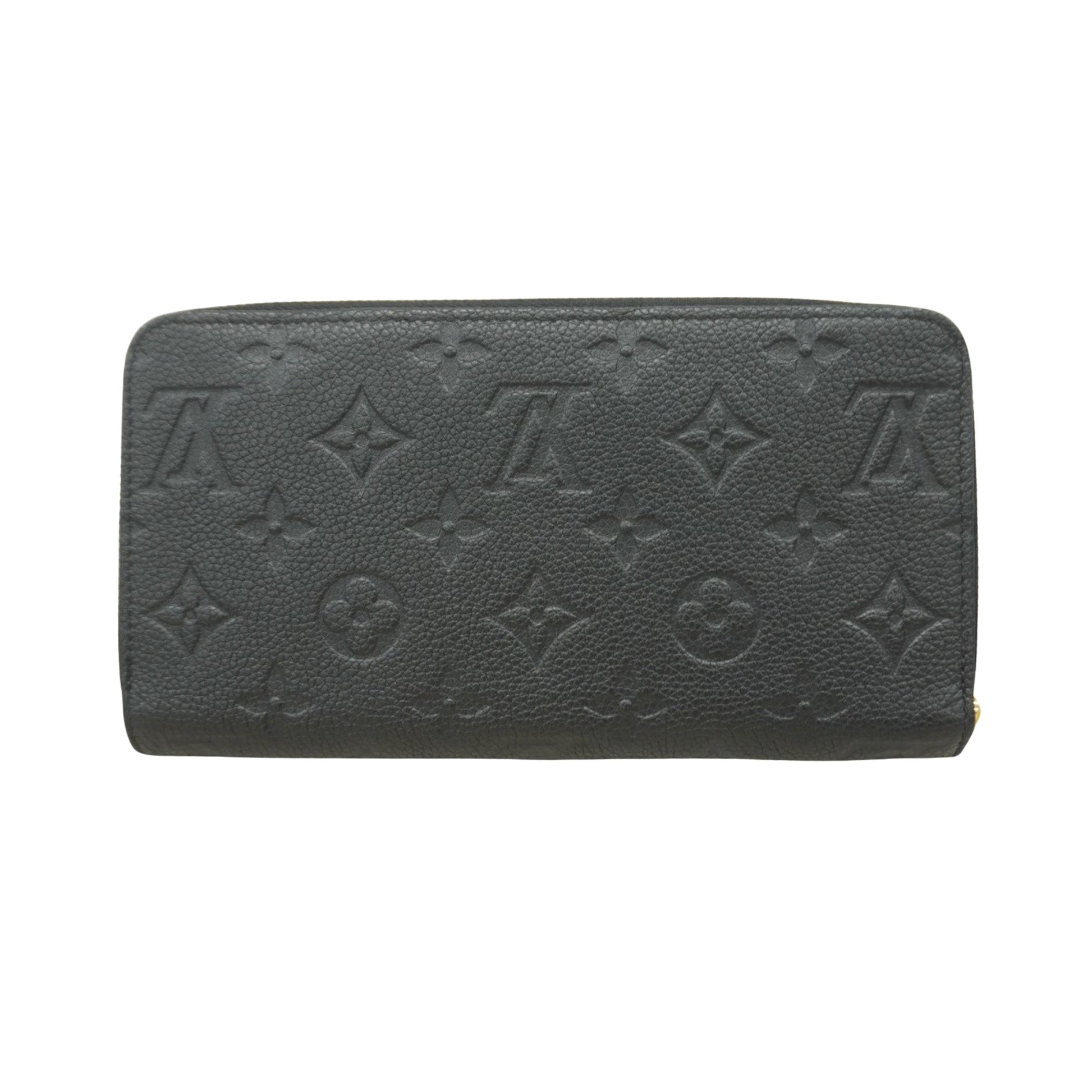 Louis Vuitton Zippy wallet, Black, Leather, wallet