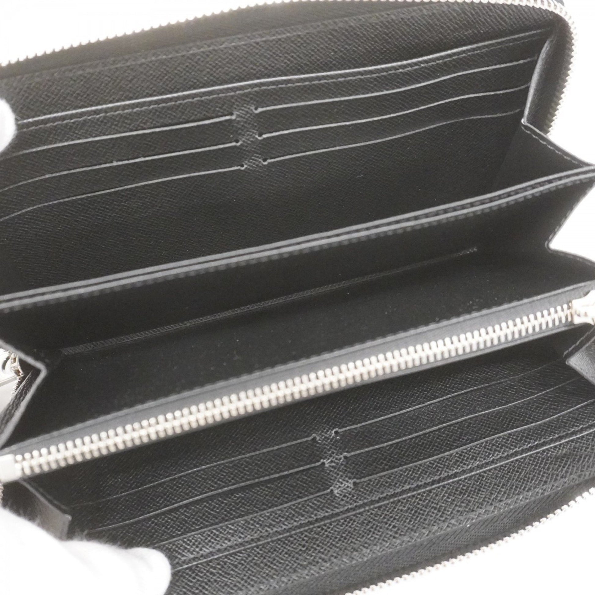 Louis Vuitton Zippy wallet, Black, Leather, wallet
