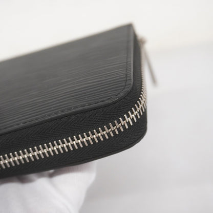 Louis Vuitton Zippy wallet, Black, Leather, wallet