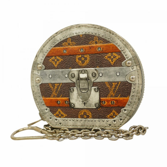 Louis Vuitton Micro Boite Chapeau, Brown, Leather, wallet