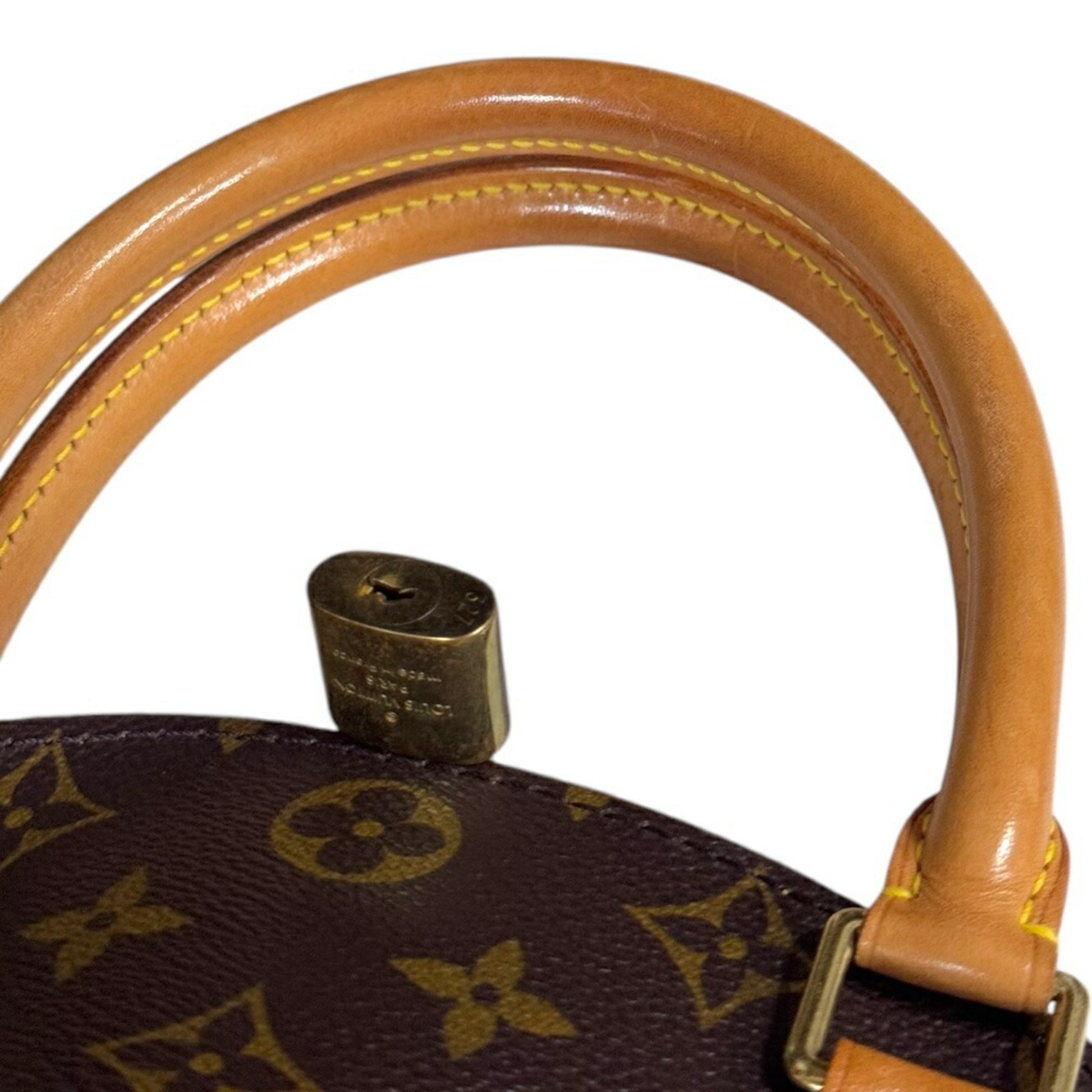 Louis Vuitton Ellipse, Brown, Canvas, handbag