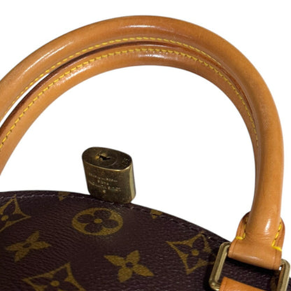 Louis Vuitton Ellipse, Brown, Canvas, handbag
