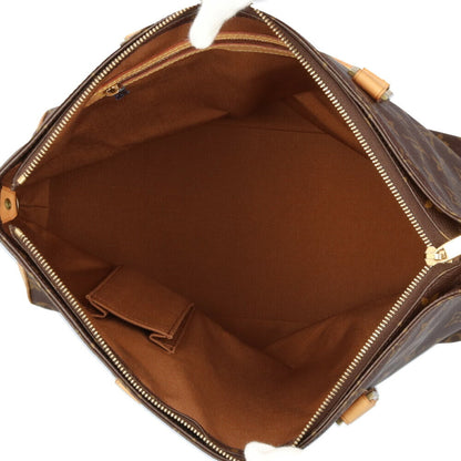 Louis Vuitton Cabas Mezzo, Brown, Canvas, tote
