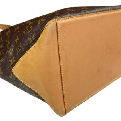 Louis Vuitton Cabas Mezzo, Brown, Canvas, tote