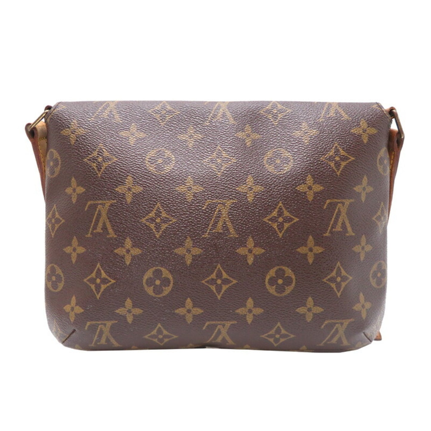 Louis Vuitton Musette Tango, Brown, Canvas, shoulder