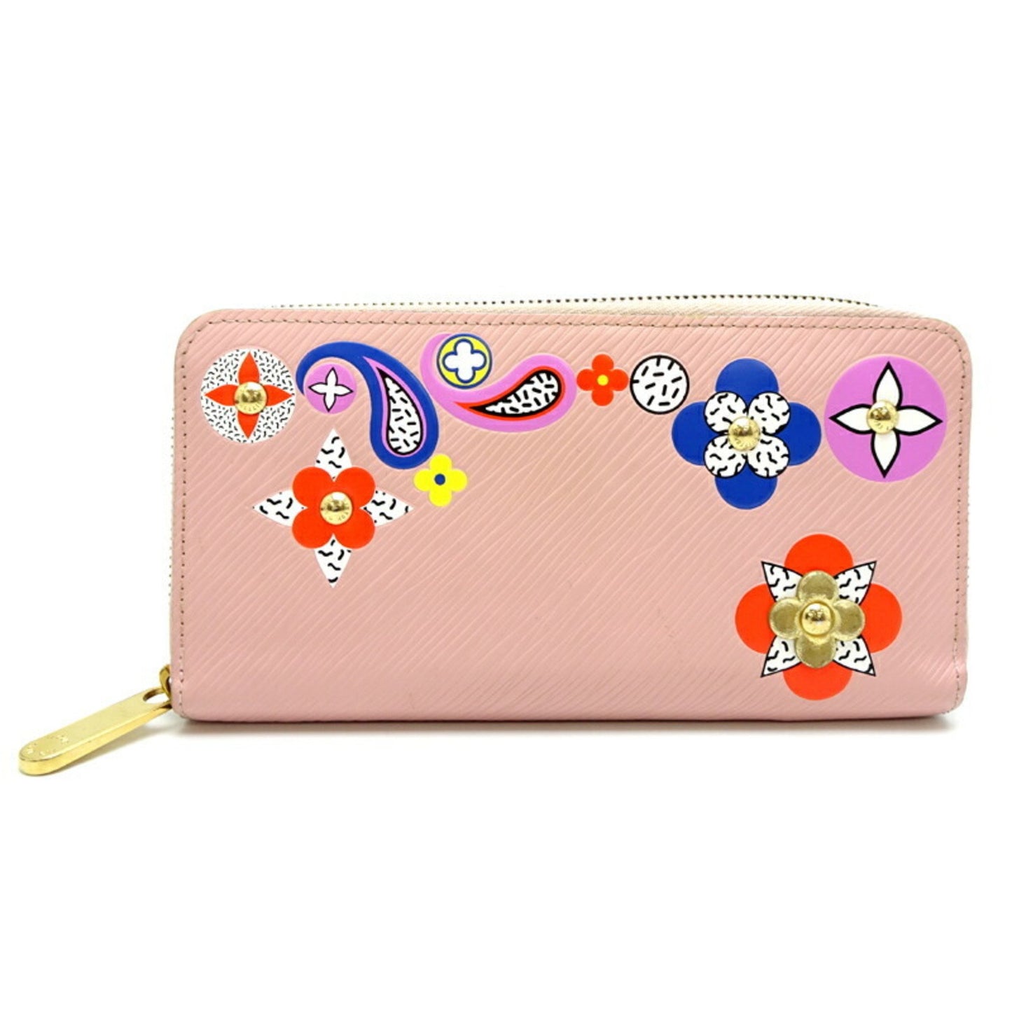Louis Vuitton Zippy wallet, Pink, Leather, wallet