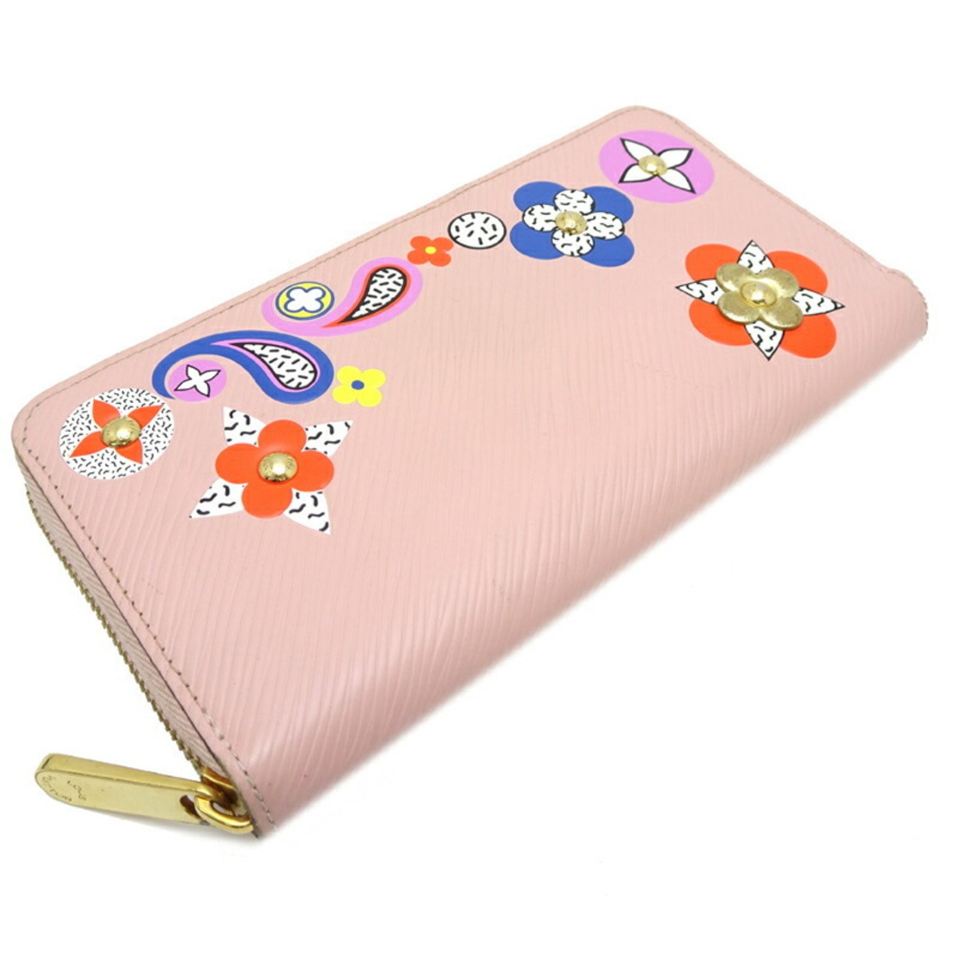 Louis Vuitton Zippy wallet, Pink, Leather, wallet