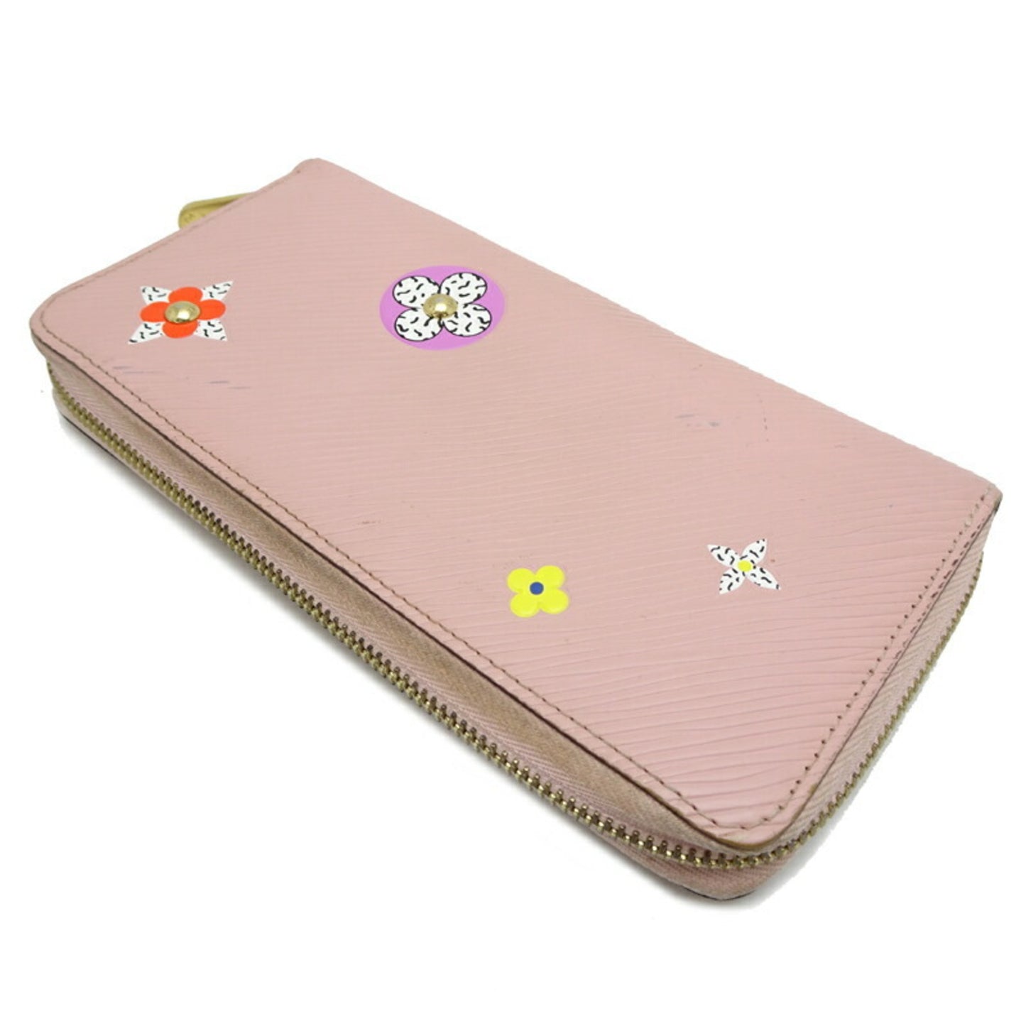 Louis Vuitton Zippy wallet, Pink, Leather, wallet