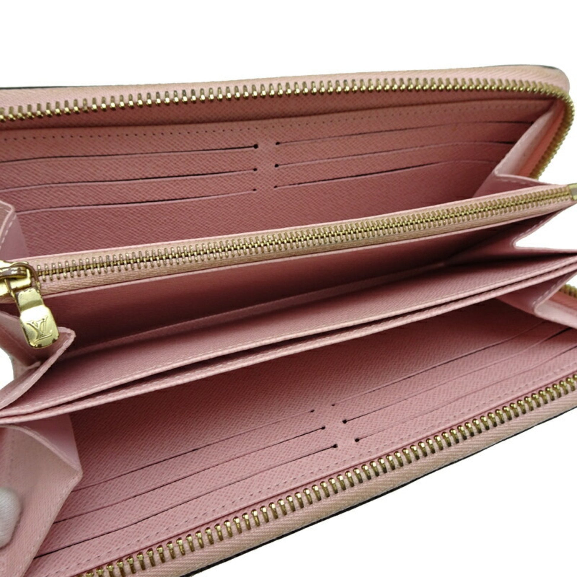 Louis Vuitton Zippy wallet, Pink, Leather, wallet