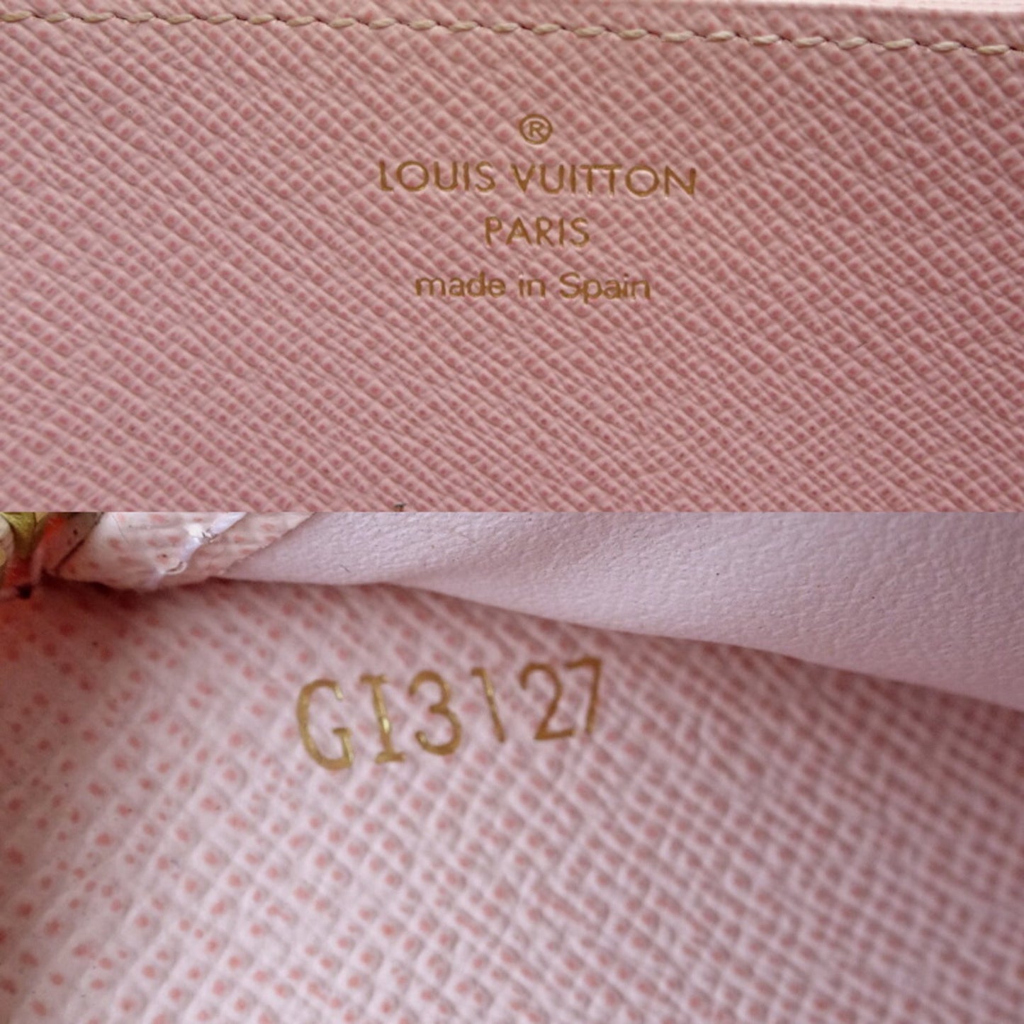 Louis Vuitton Zippy wallet, Pink, Leather, wallet