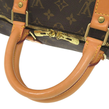 Louis Vuitton Keepall Bandouliere 50, Brown, Canvas, travel