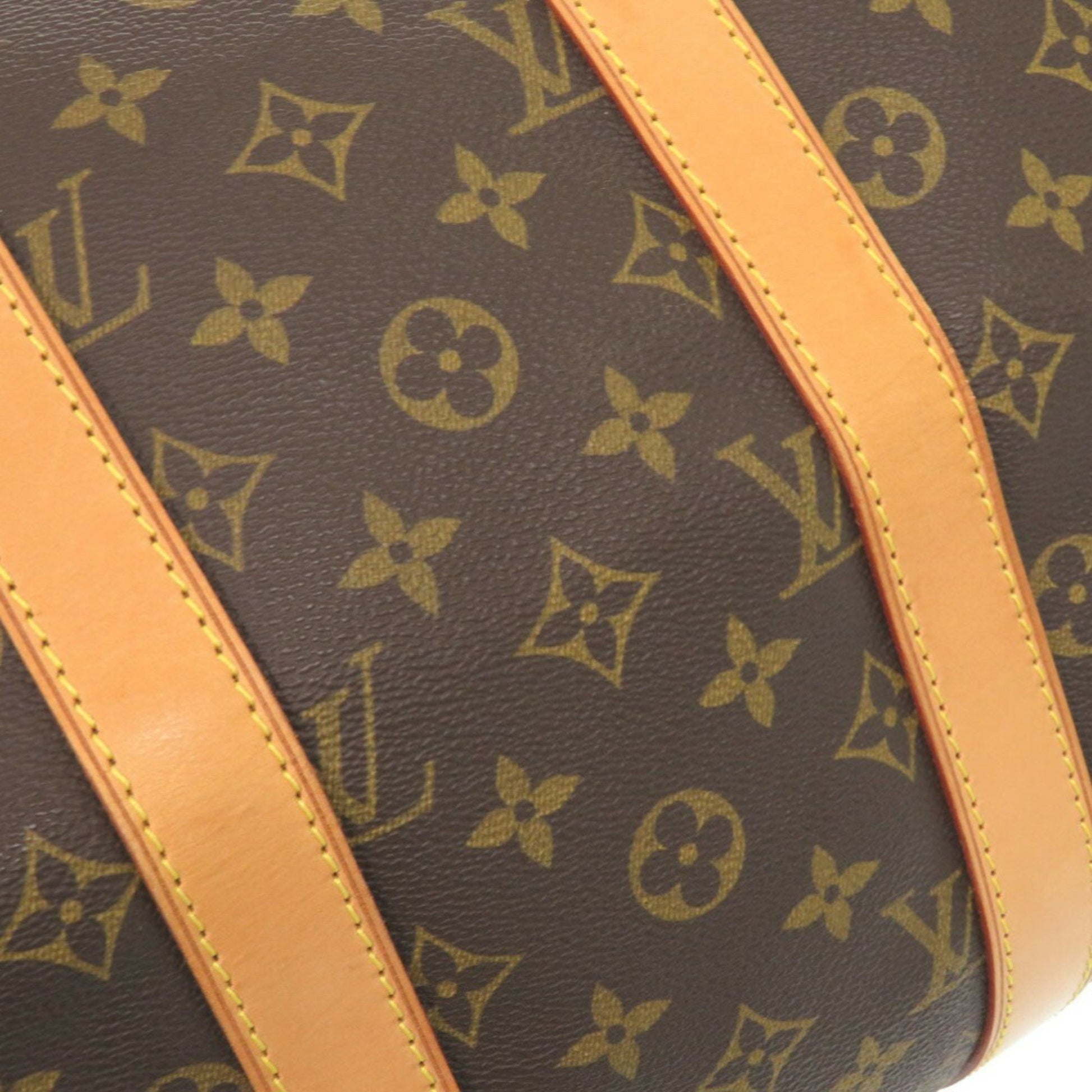 Louis Vuitton Keepall 45, Brown, Canvas, travel
