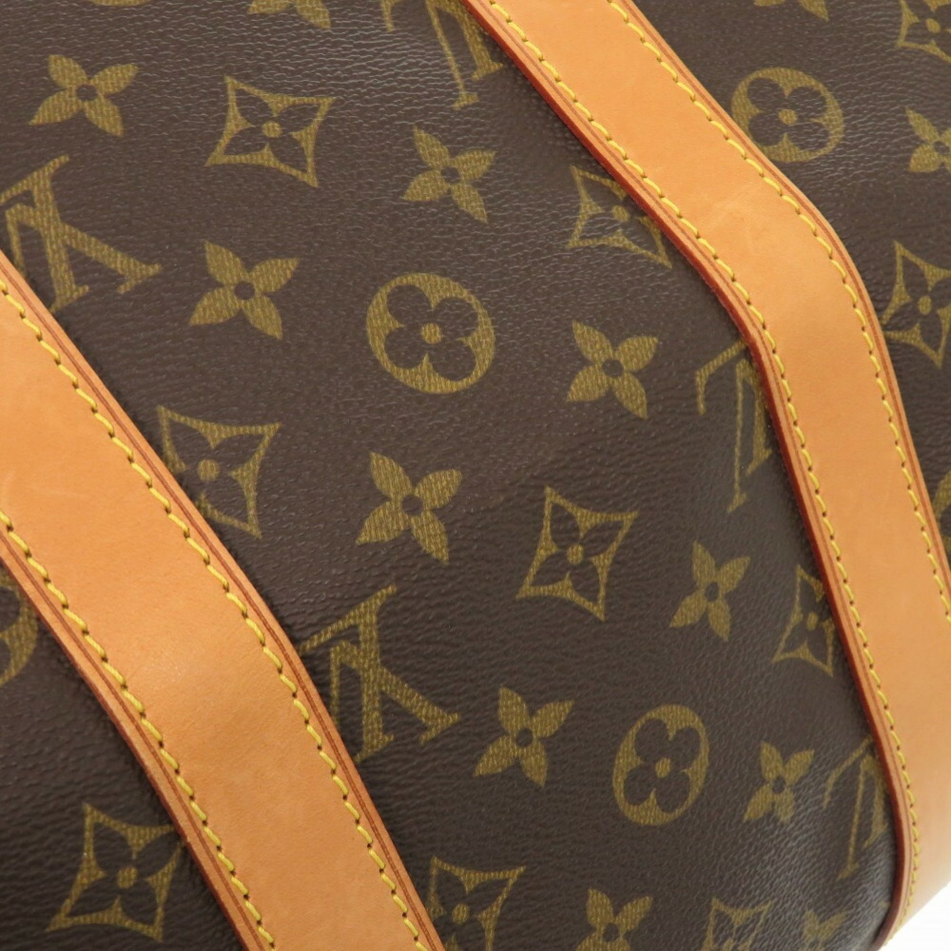Louis Vuitton Keepall 45, Brown, Canvas, travel