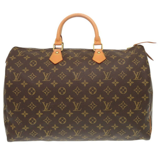 Louis Vuitton Speedy 40, Brown, Canvas, handbag