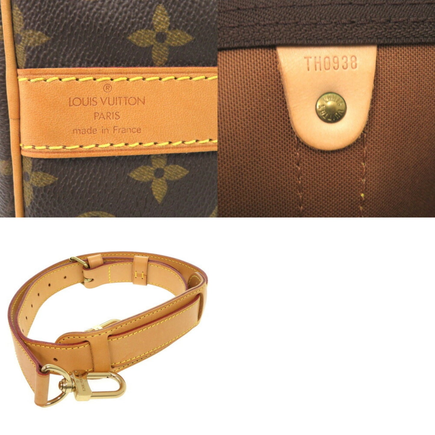 Louis Vuitton Keepall Bandouliere 50, Brown, Canvas, travel