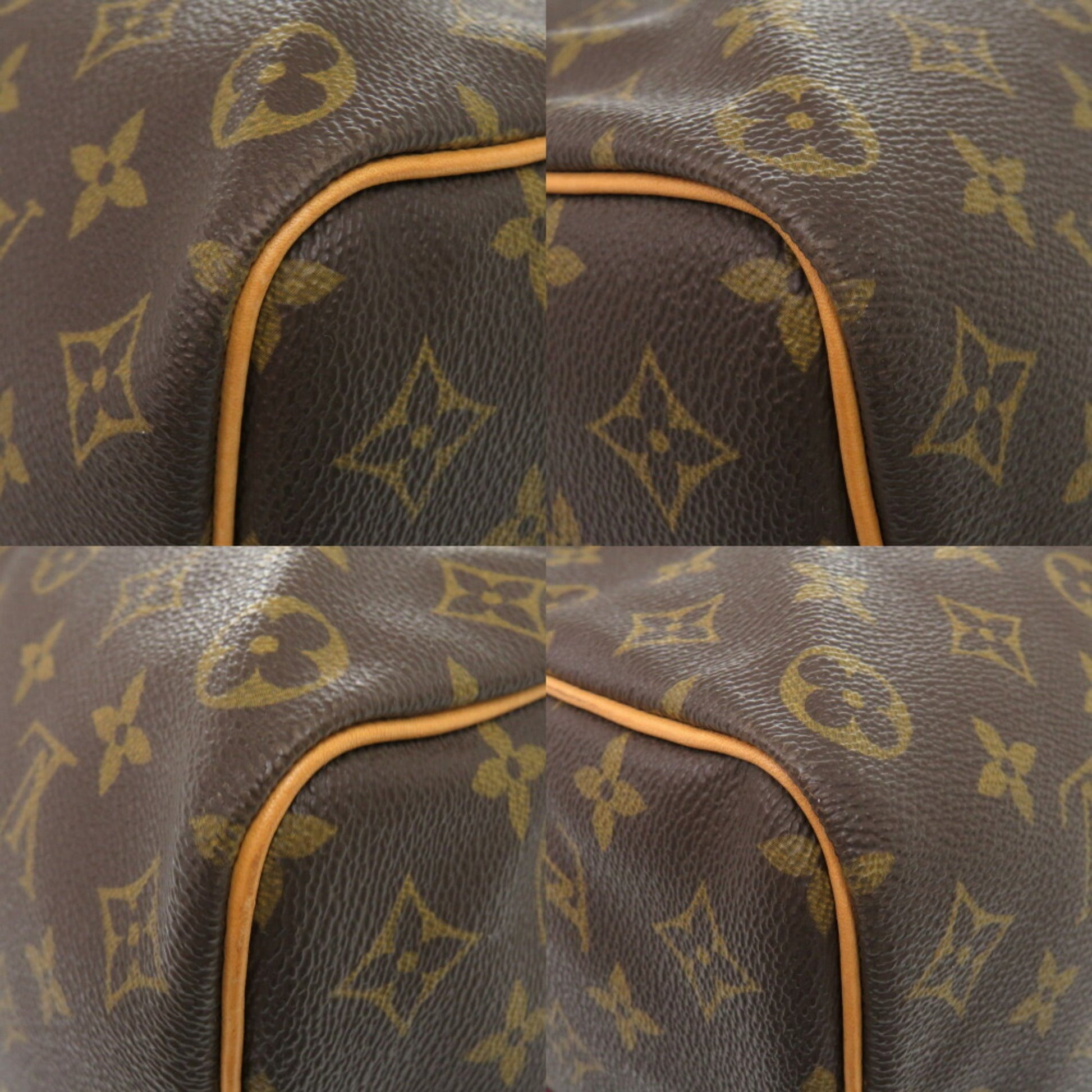 Louis Vuitton Keepall Bandouliere 50, Brown, Canvas, travel