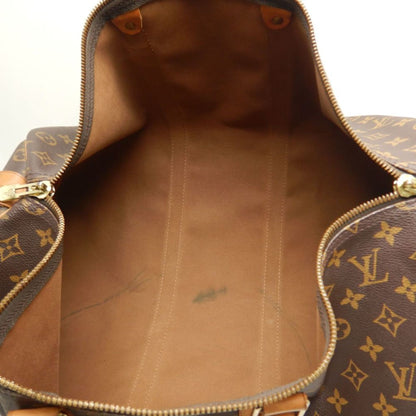 Louis Vuitton Keepall 50, Brown, Canvas, travel