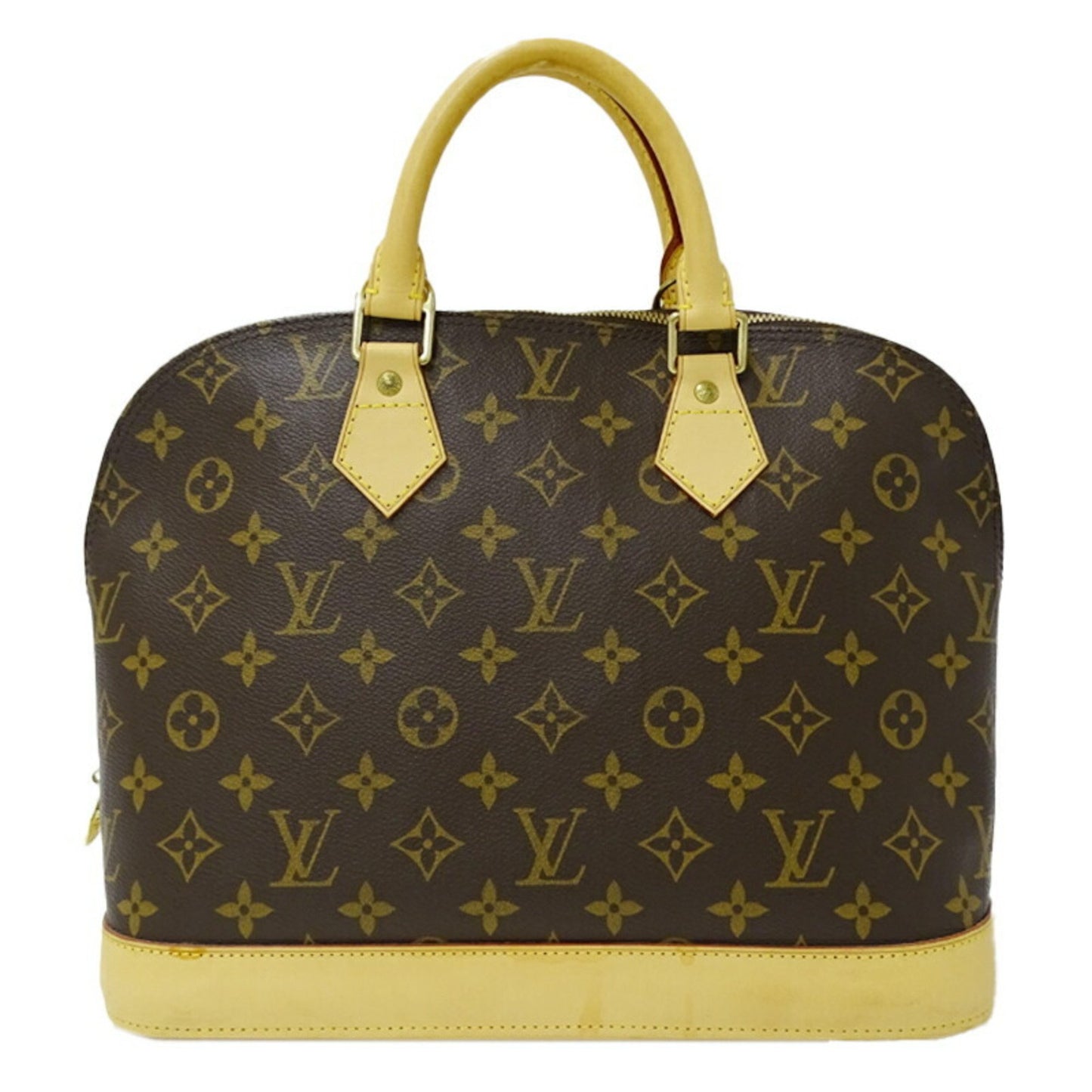 Louis Vuitton Alma, Brown, Canvas, handbag