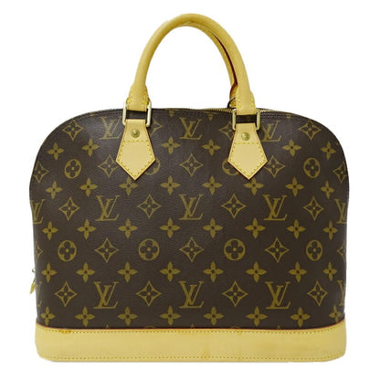 Louis Vuitton Alma, Brown, Canvas, handbag