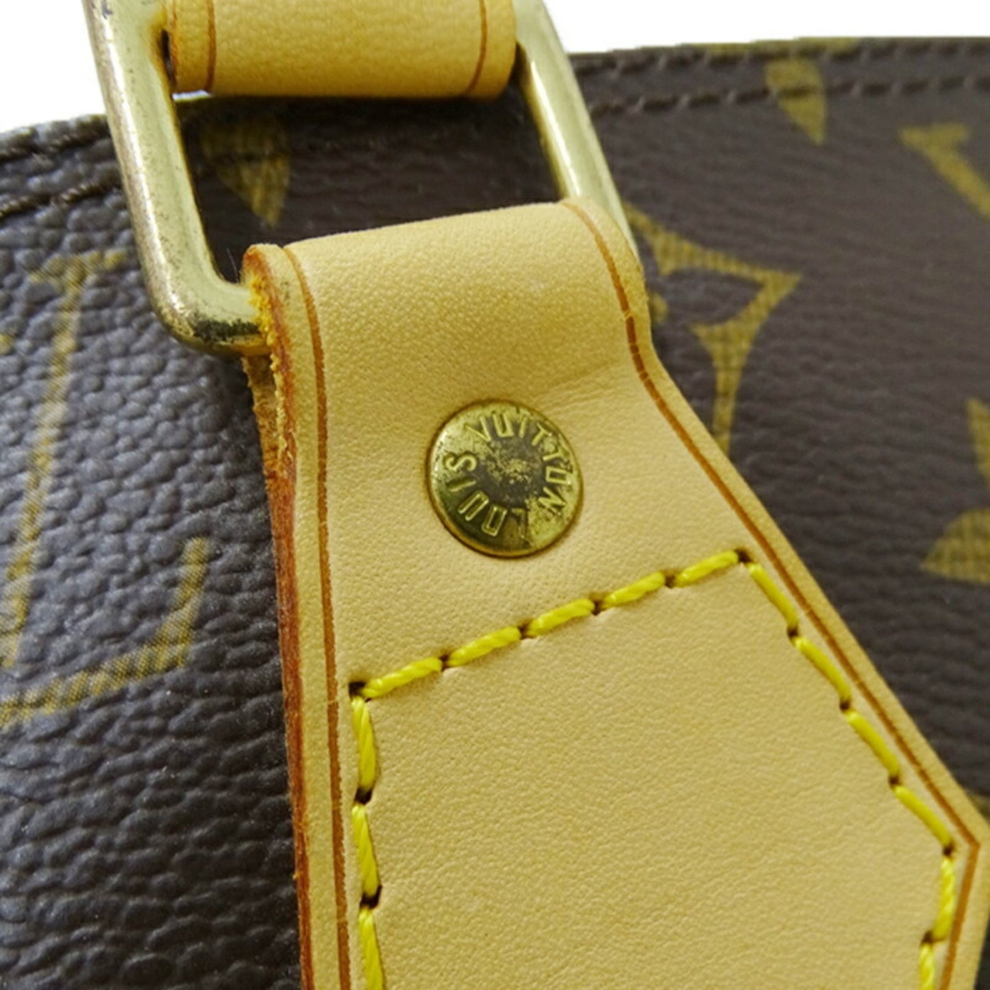 Louis Vuitton Alma, Brown, Canvas, handbag