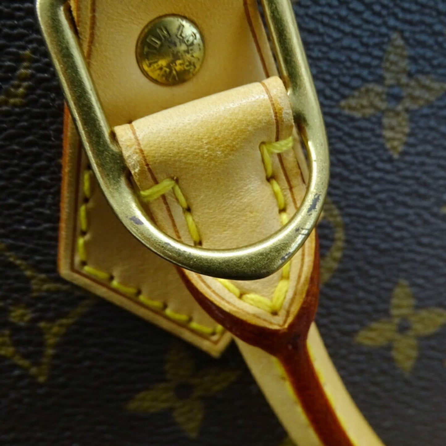 Louis Vuitton Alma, Brown, Canvas, handbag
