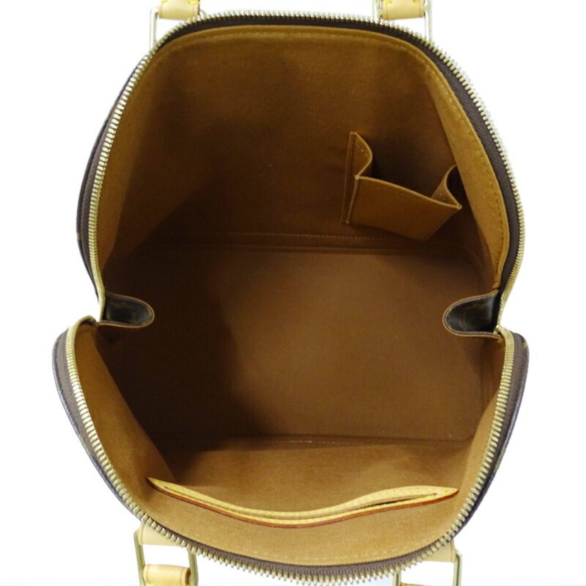 Louis Vuitton Alma, Brown, Canvas, handbag