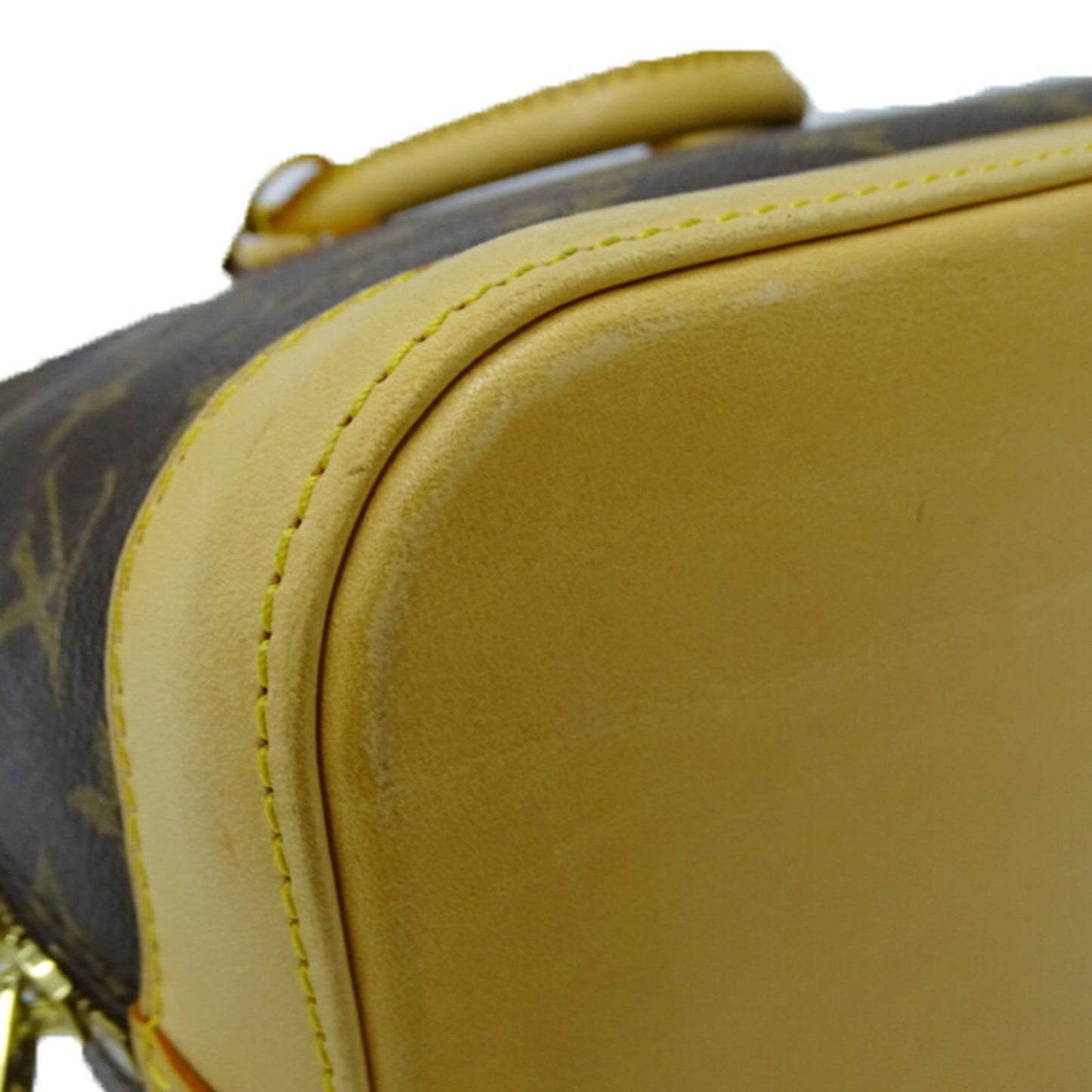 Louis Vuitton Alma, Brown, Canvas, handbag