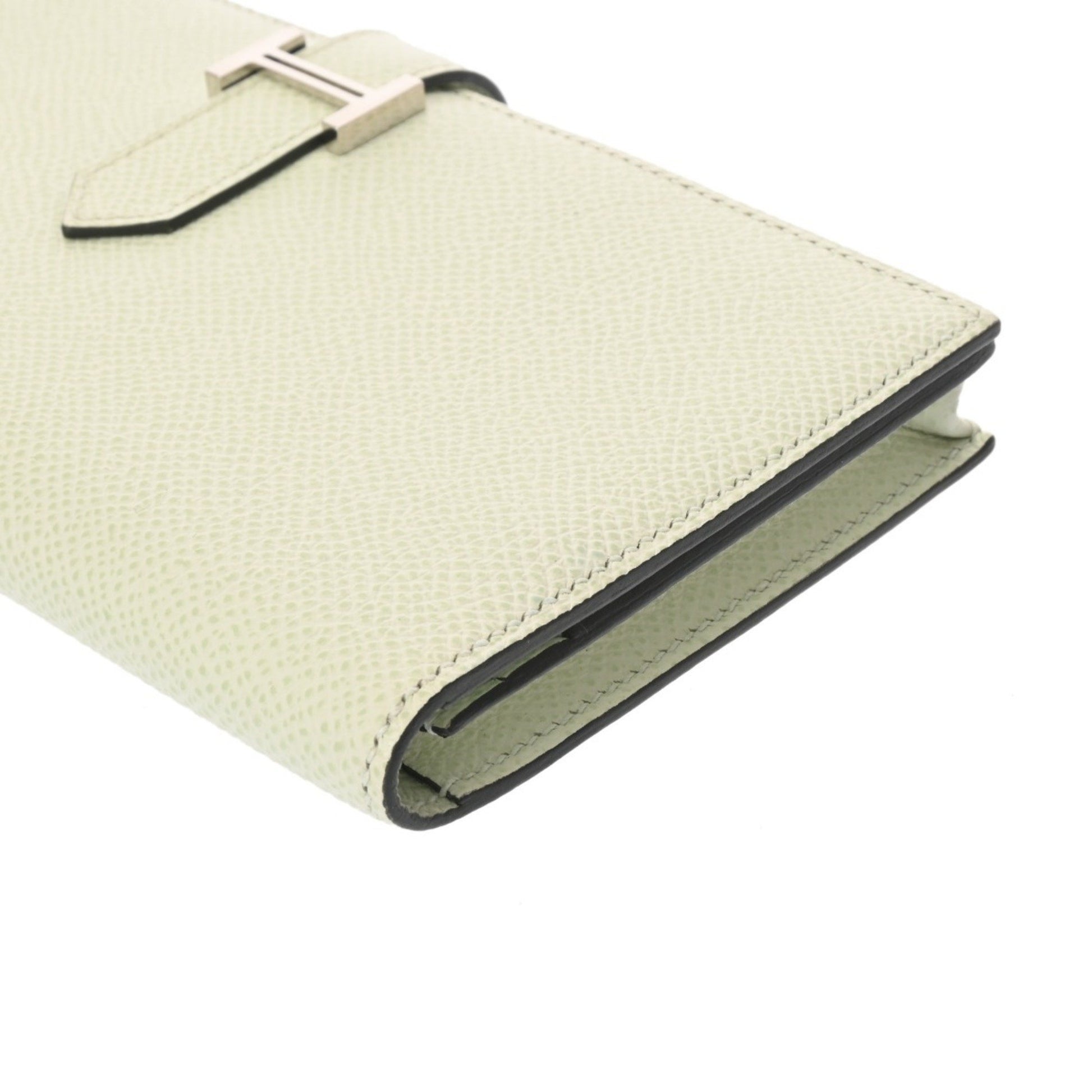 Hermès Béarn, Beige, Leather, wallet