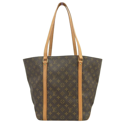 Louis Vuitton Shopping, Brown, Canvas, tote