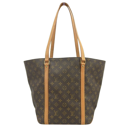 Louis Vuitton Shopping, Brown, Canvas, tote