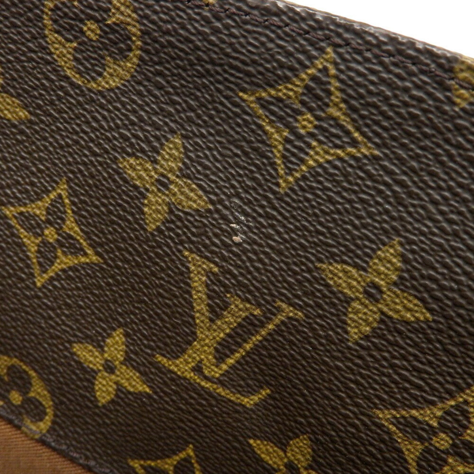 Louis Vuitton Shopping, Brown, Canvas, tote