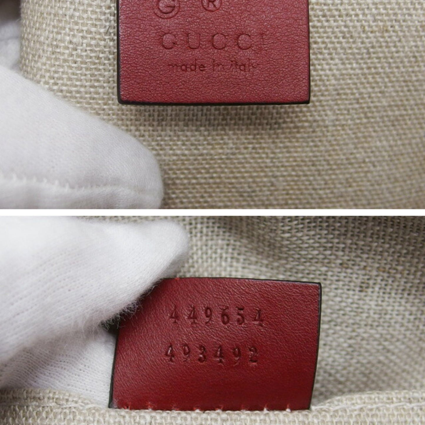 Gucci Dome, Red, Leather, shoulder
