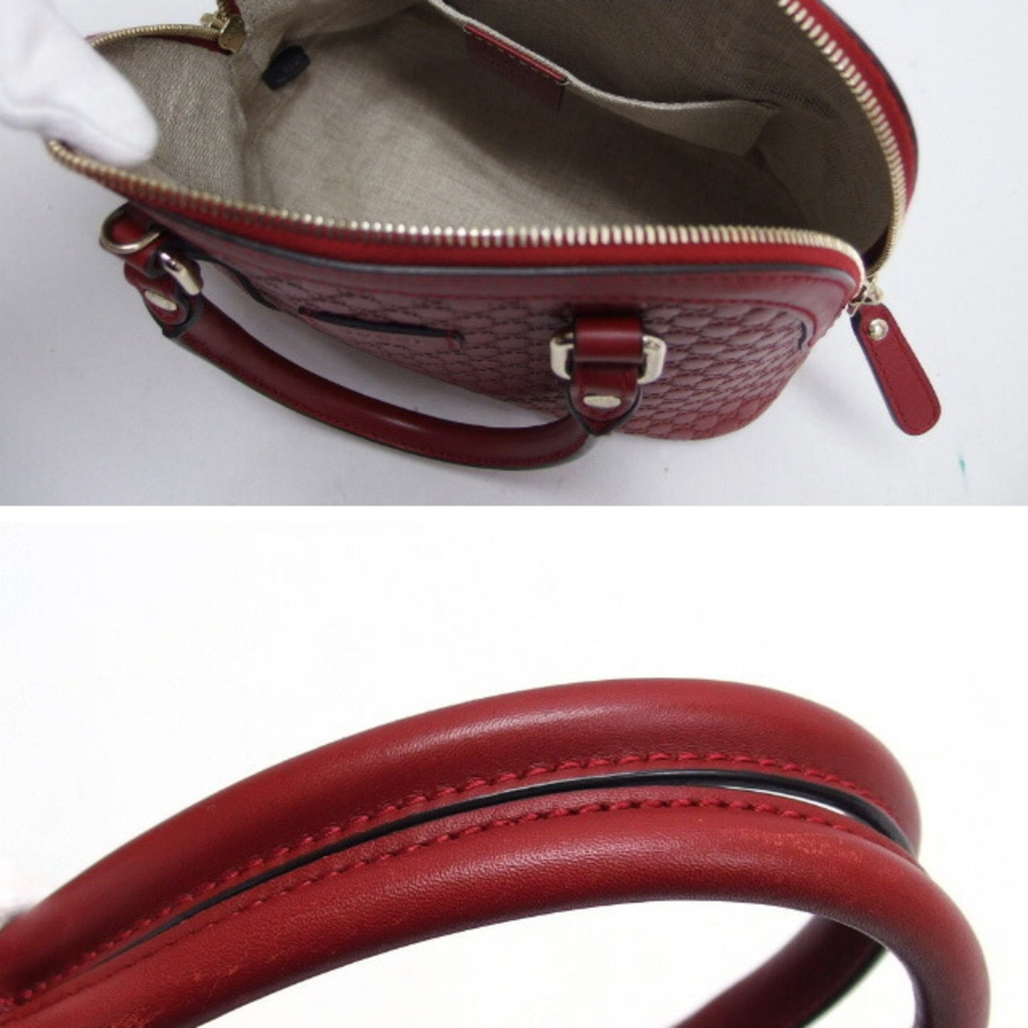 Gucci Dome, Red, Leather, shoulder