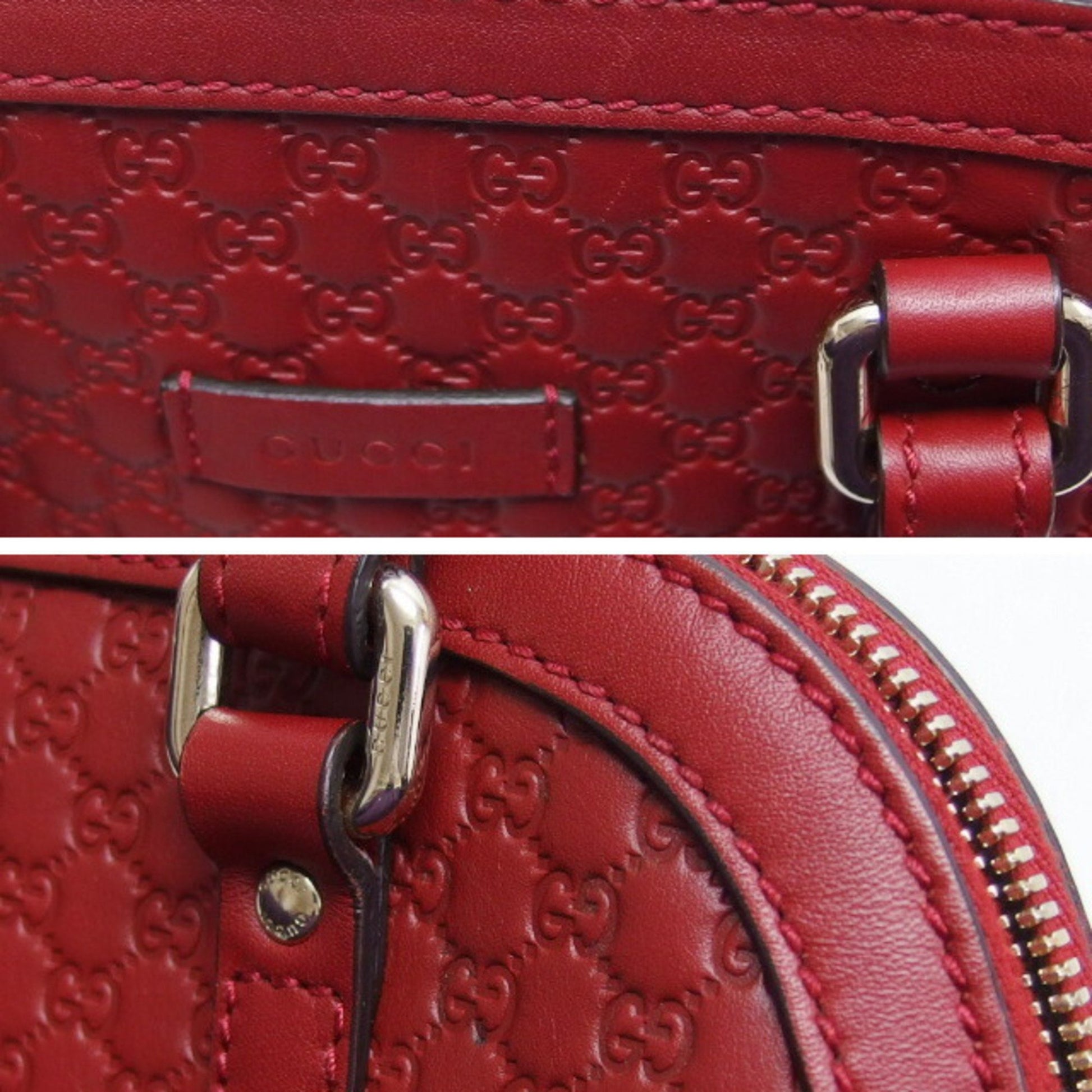 Gucci Dome, Red, Leather, shoulder