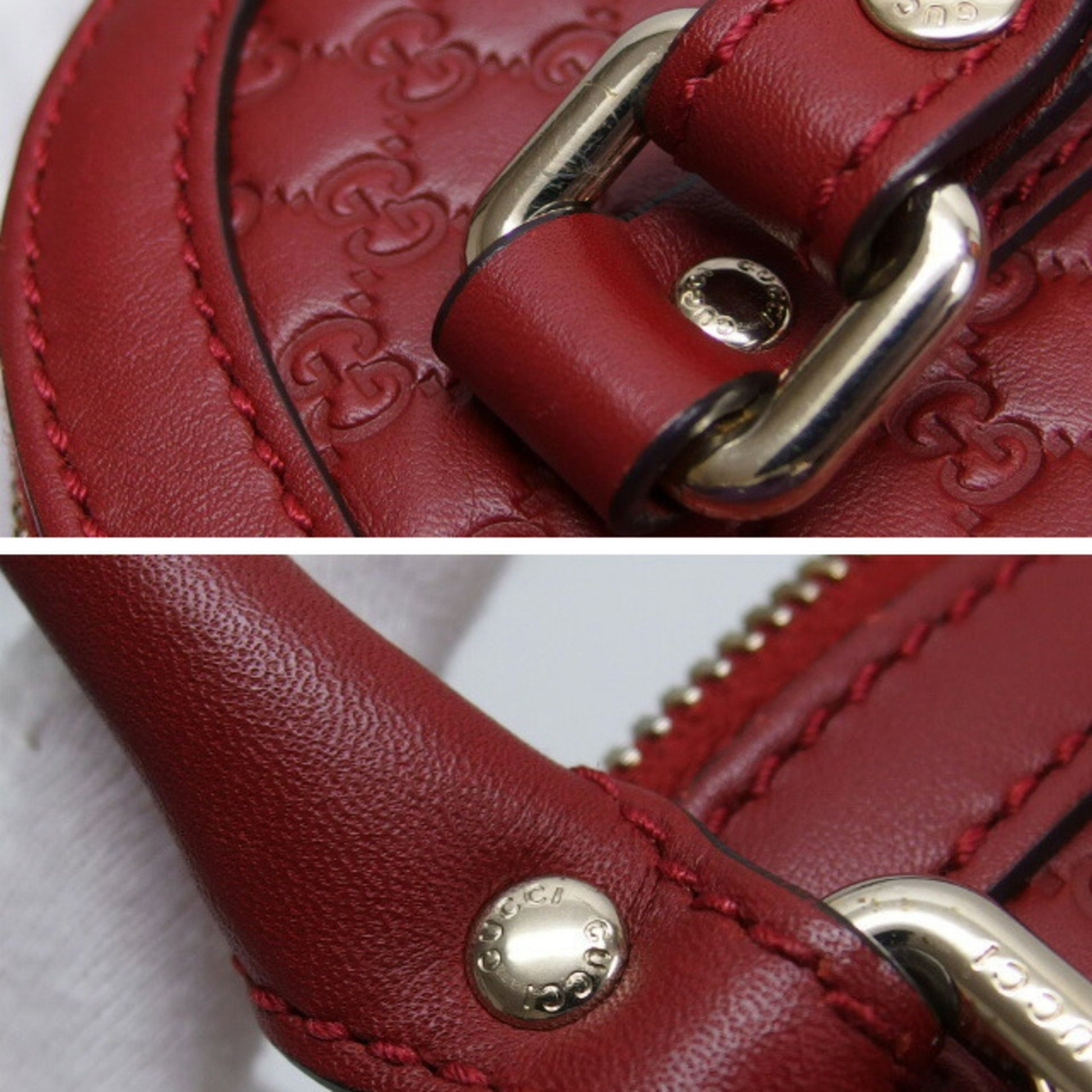 Gucci Dome, Red, Leather, shoulder