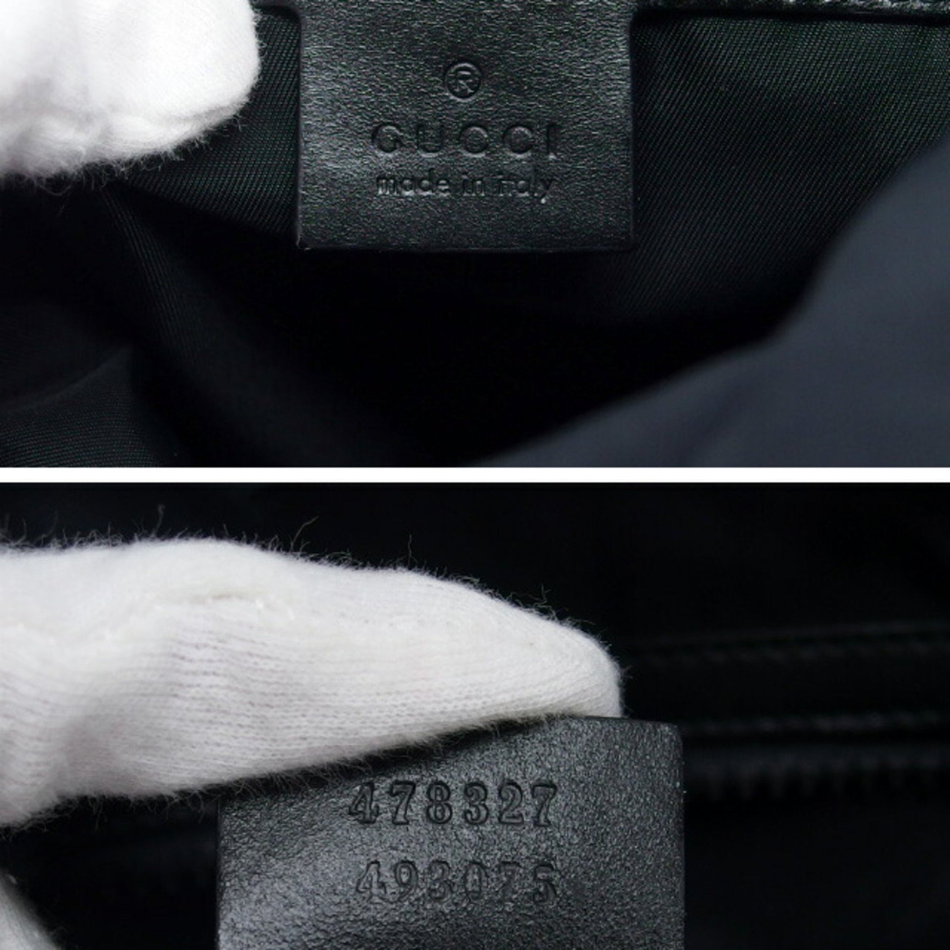 Gucci, Black, Canvas, backpack