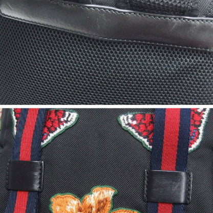 Gucci, Black, Canvas, backpack