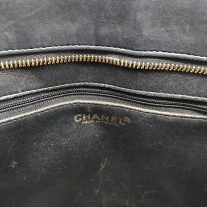 Chanel Medaillon, Black, Leather, handbag