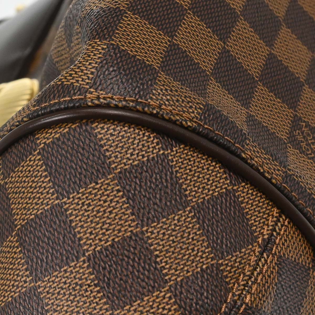 Louis Vuitton Sistina Damier, Brown, Canvas, Handbag