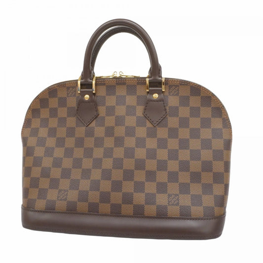 Louis Vuitton Alma, Brown, Canvas, handbag