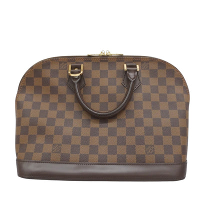 Louis Vuitton Alma, Brown, Canvas, handbag