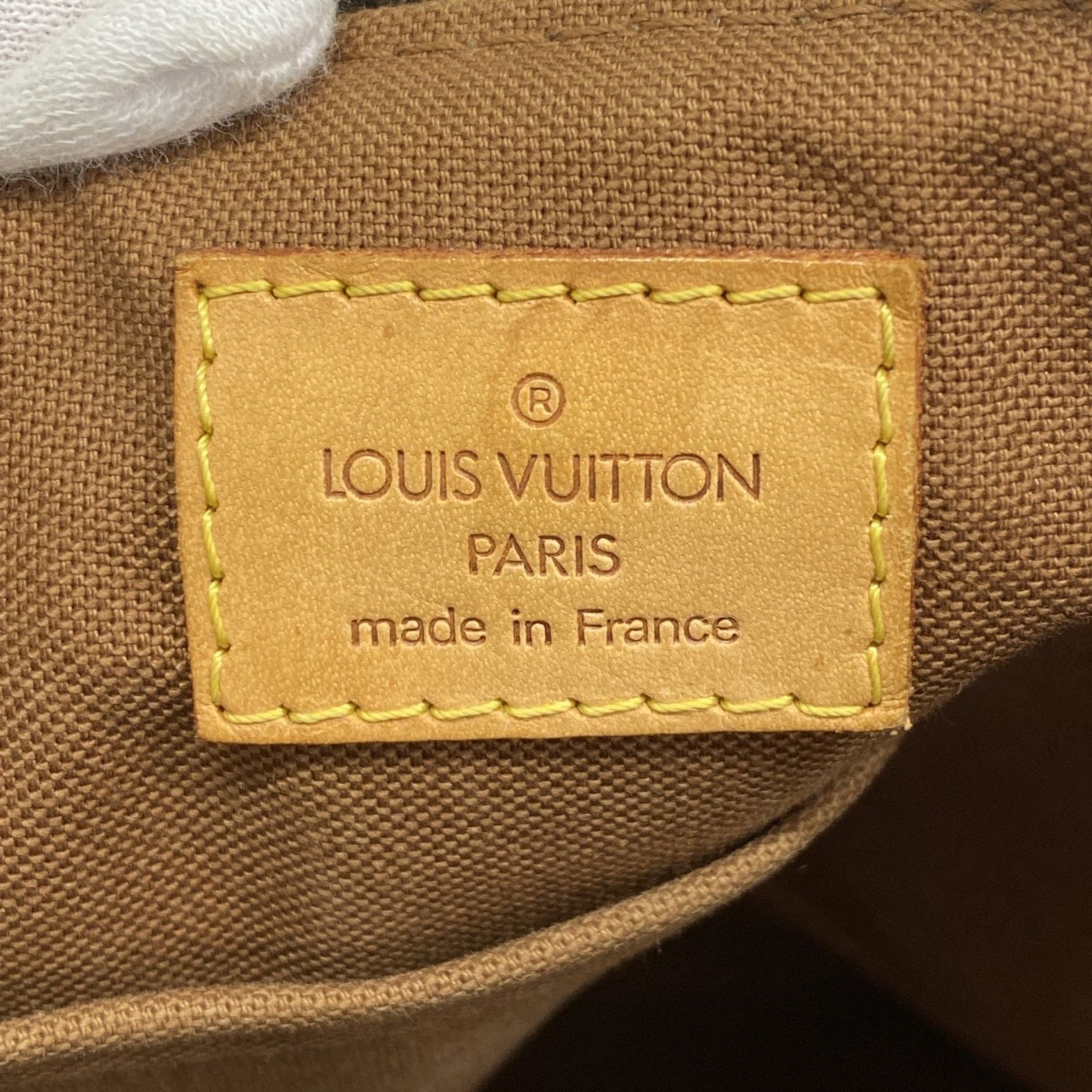 Louis Vuitton Palermo PM, Brown, Canvas, tote