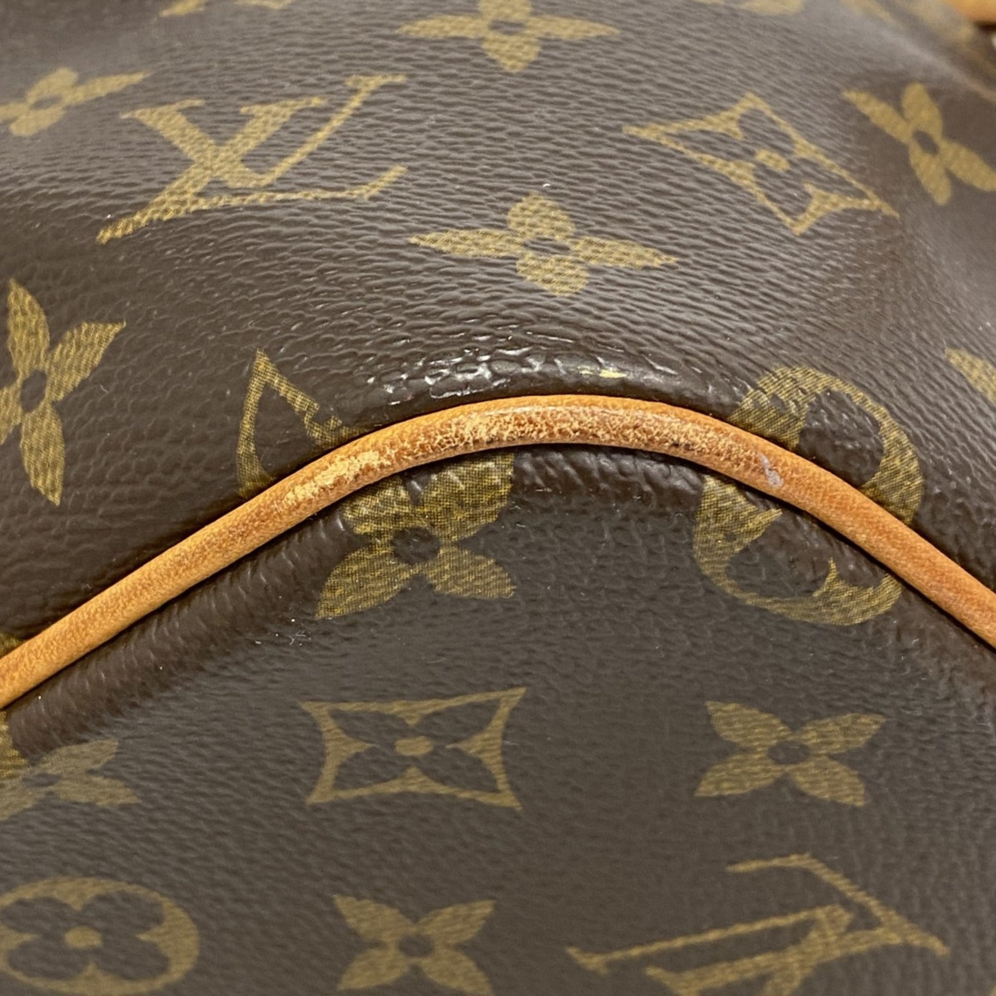 Louis Vuitton Palermo PM, Brown, Canvas, tote