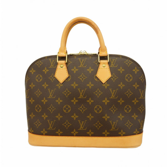 Louis Vuitton Alma, Brown, Canvas, handbag
