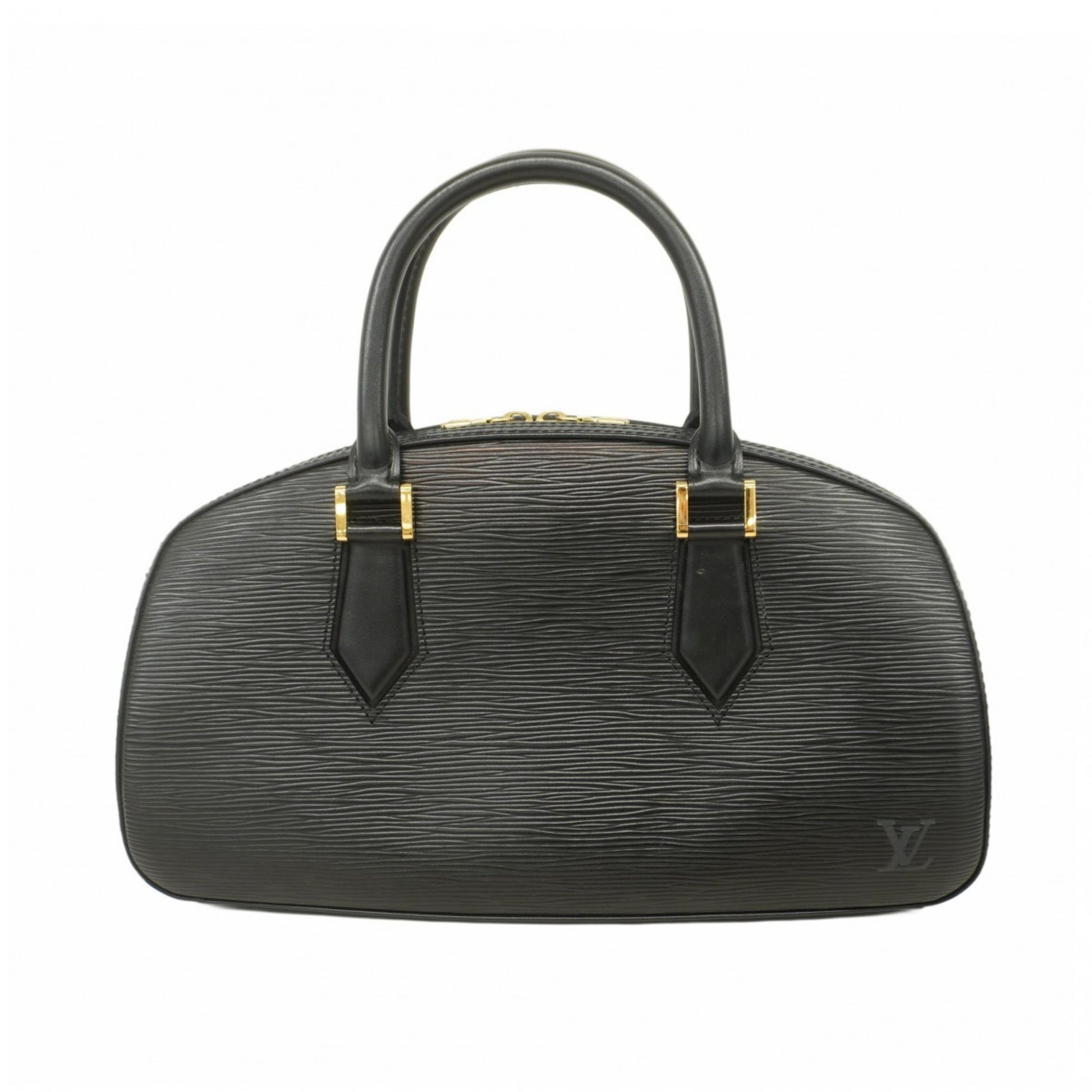 Louis Vuitton Jasmin, Black, Leather, handbag