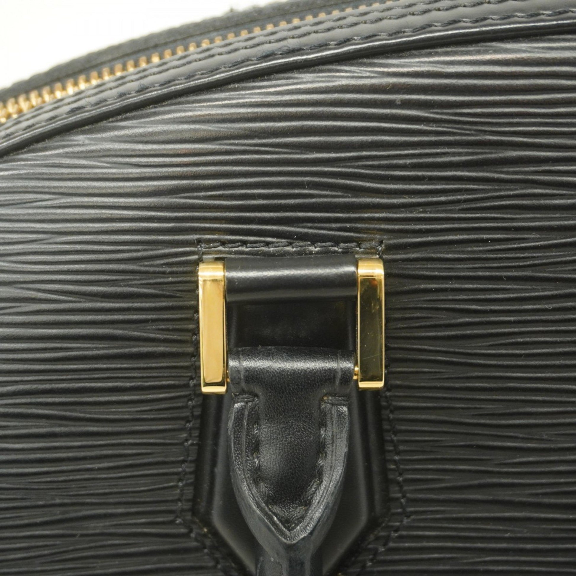 Louis Vuitton Jasmin, Black, Leather, handbag