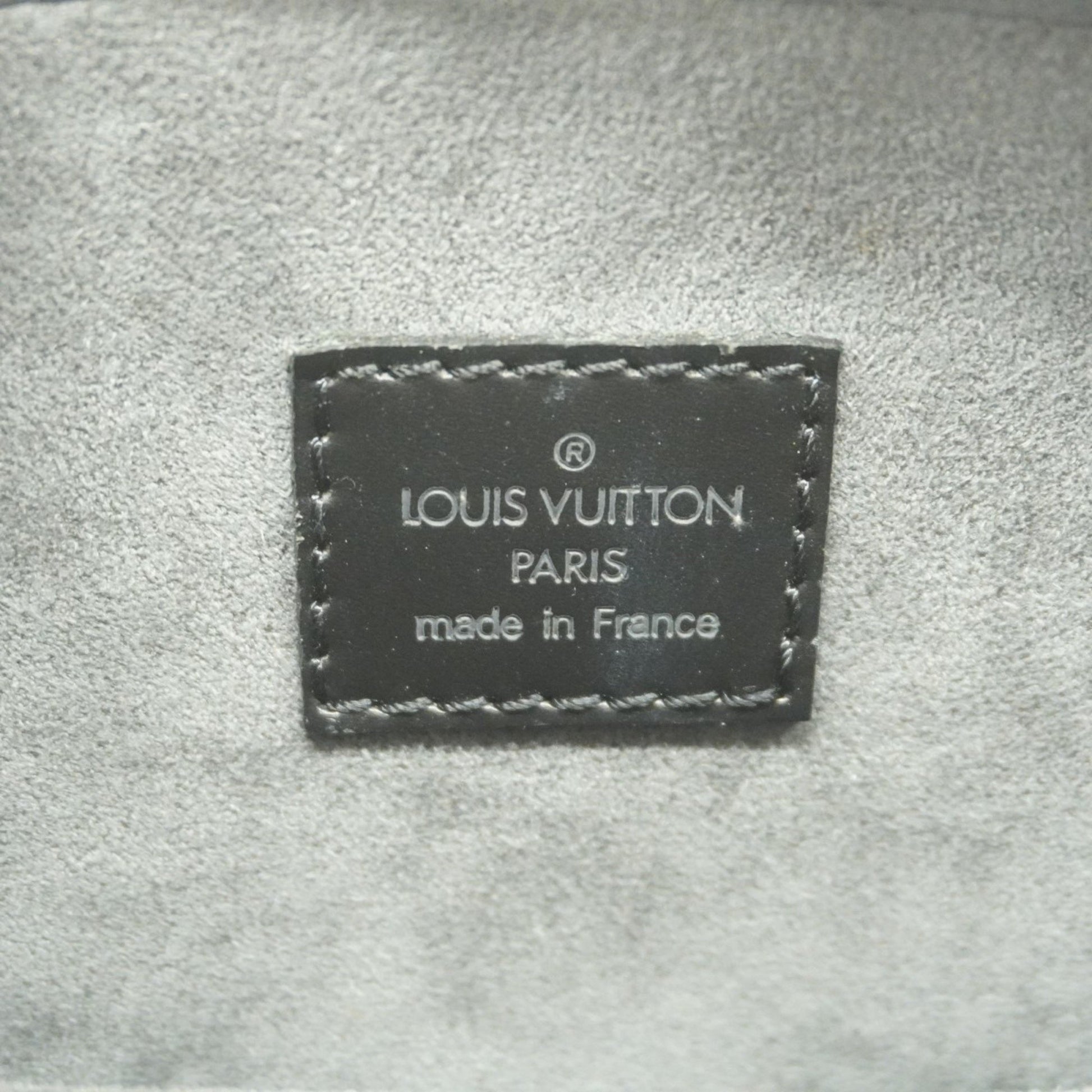 Louis Vuitton Jasmin, Black, Leather, handbag
